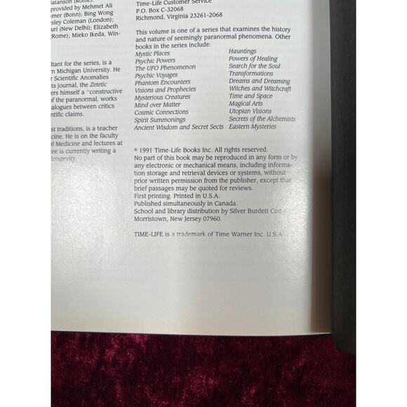 Vintage Coffee Table Book - Time Life Mysteries Of The Unknown - Earth Energies - Picture 4 of 4